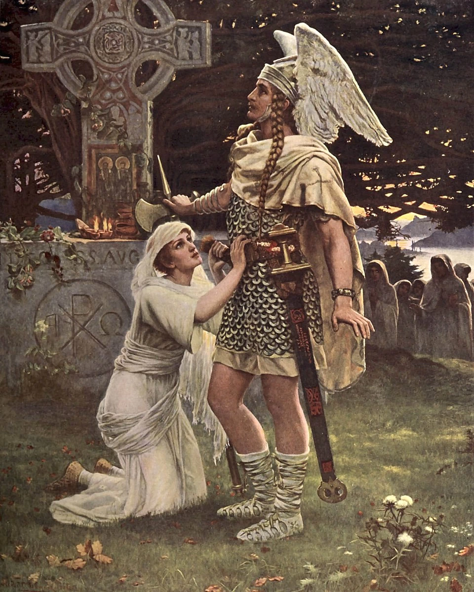 Herbert Schmalz - Sir Galahad, 1881